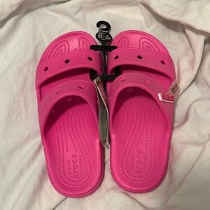 CROCS Pink Slide Sandals